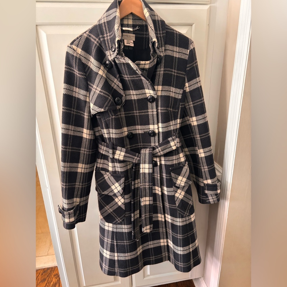 Karen Millen Plaid Coat